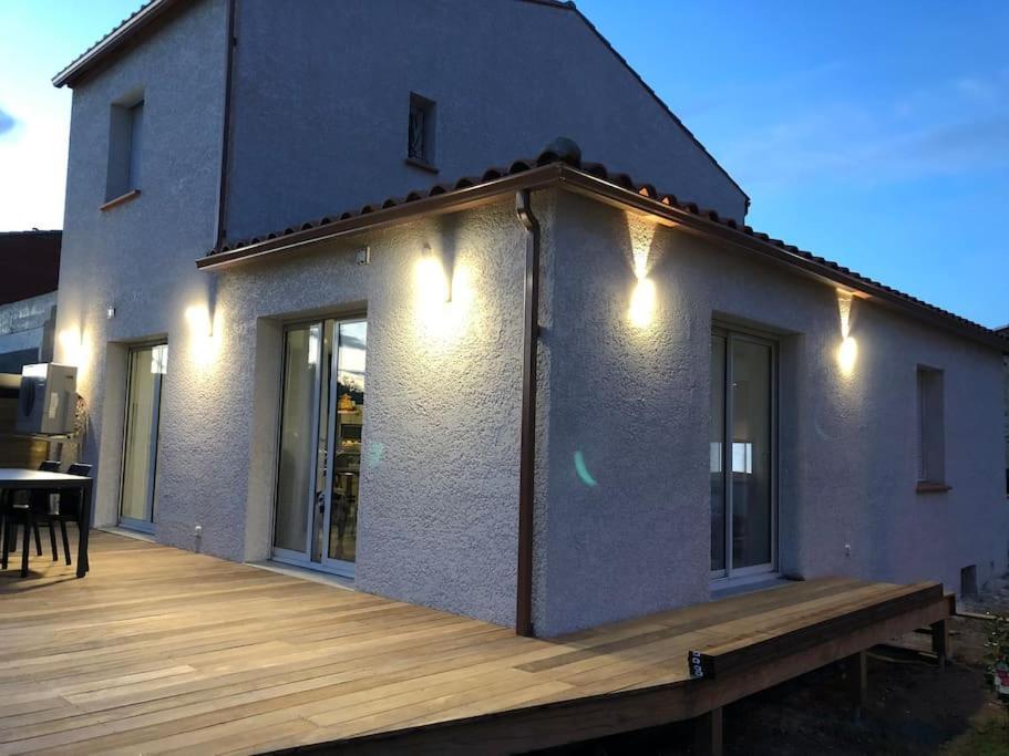 Palau-del-Vidre Maison Calme Dans Village Typique Du Sud 4 Etoiles מראה חיצוני תמונה